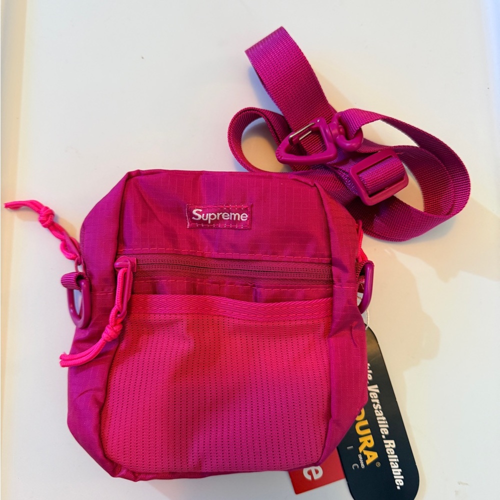 Mini Supreme Vibrant Pink Crossbody Bag